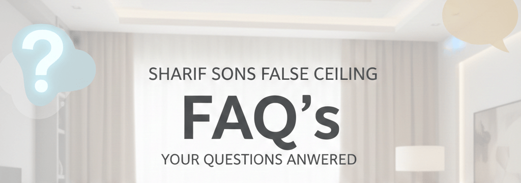 false ceiling faqs